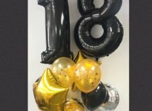 Balloon Bouquet # 88, 18th-Number-Celebration-Balloon-Bouquet