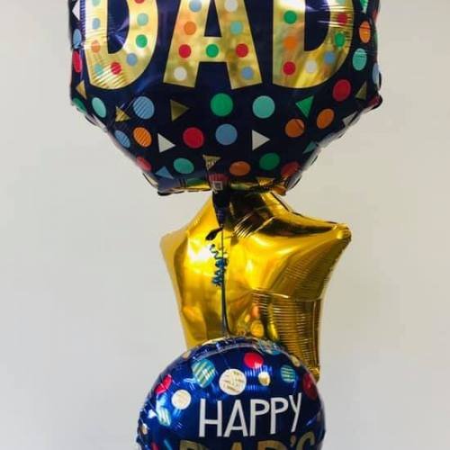 Balloon Bouquet # 35, Dads-Day-Balloon-Bouquet