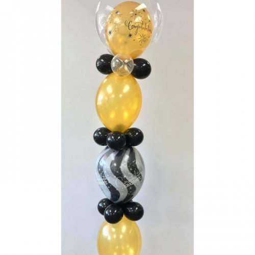 Balloon Bouquet # 21, Double-Bubble-Link Balloon-Stand