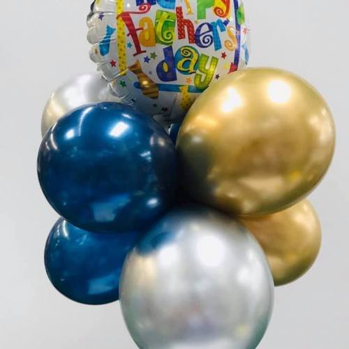 Balloon Bouquet # 74, Father-Day-Balloon-Centerpiece