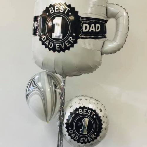 Balloon Bouquet # 75, Fathers-Day-Beer-Mug-Bouquet