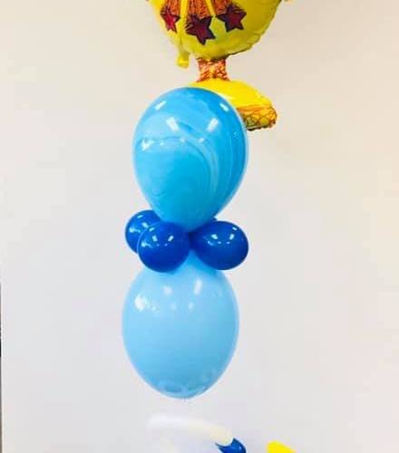 Balloon Bouquet # 52, Fathers-Day-Trophy-Balloon-Boquet