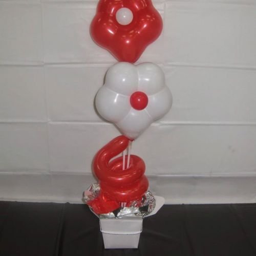 Balloon Bouquet # 59, Flower-Shape-Balloon-Bouquet