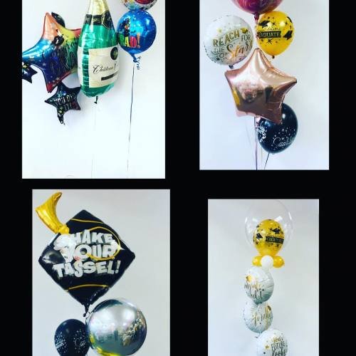Balloon Bouquet # 1, Grad-Balloon-Bouquets