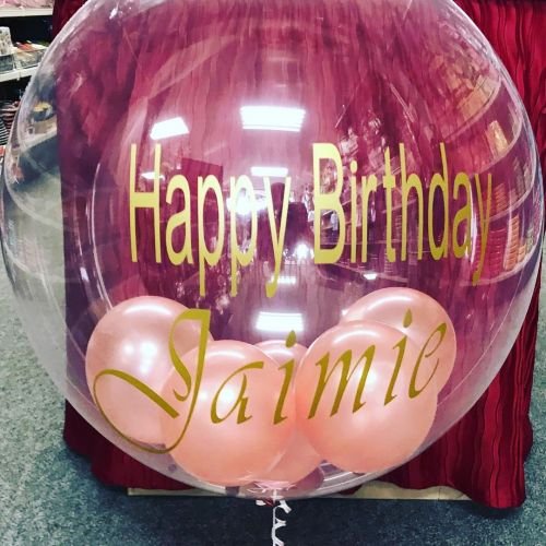 Balloon Bouquet # 82, Personalized-HBD-Balloon