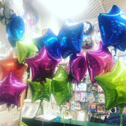 Balloon Bouqeuet #99, Star shape-foil-balloons