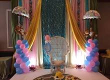 Baby Shower  Balloon Pillars