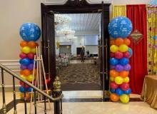 Front Entrance Balloon Pillars