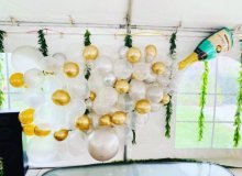 Balloon Garland-Champane-Wall