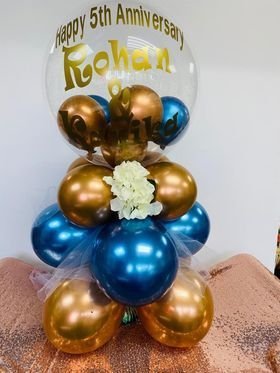 5th-Anniversary-Balloon-Centerpiece