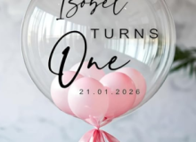 Personalized Balloons for First B'day