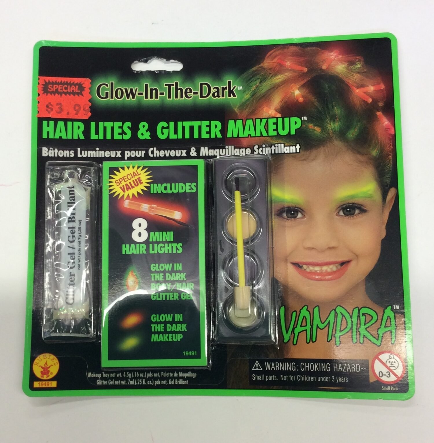 Hair Lights & Glitter Makeup, Halloween Costumes