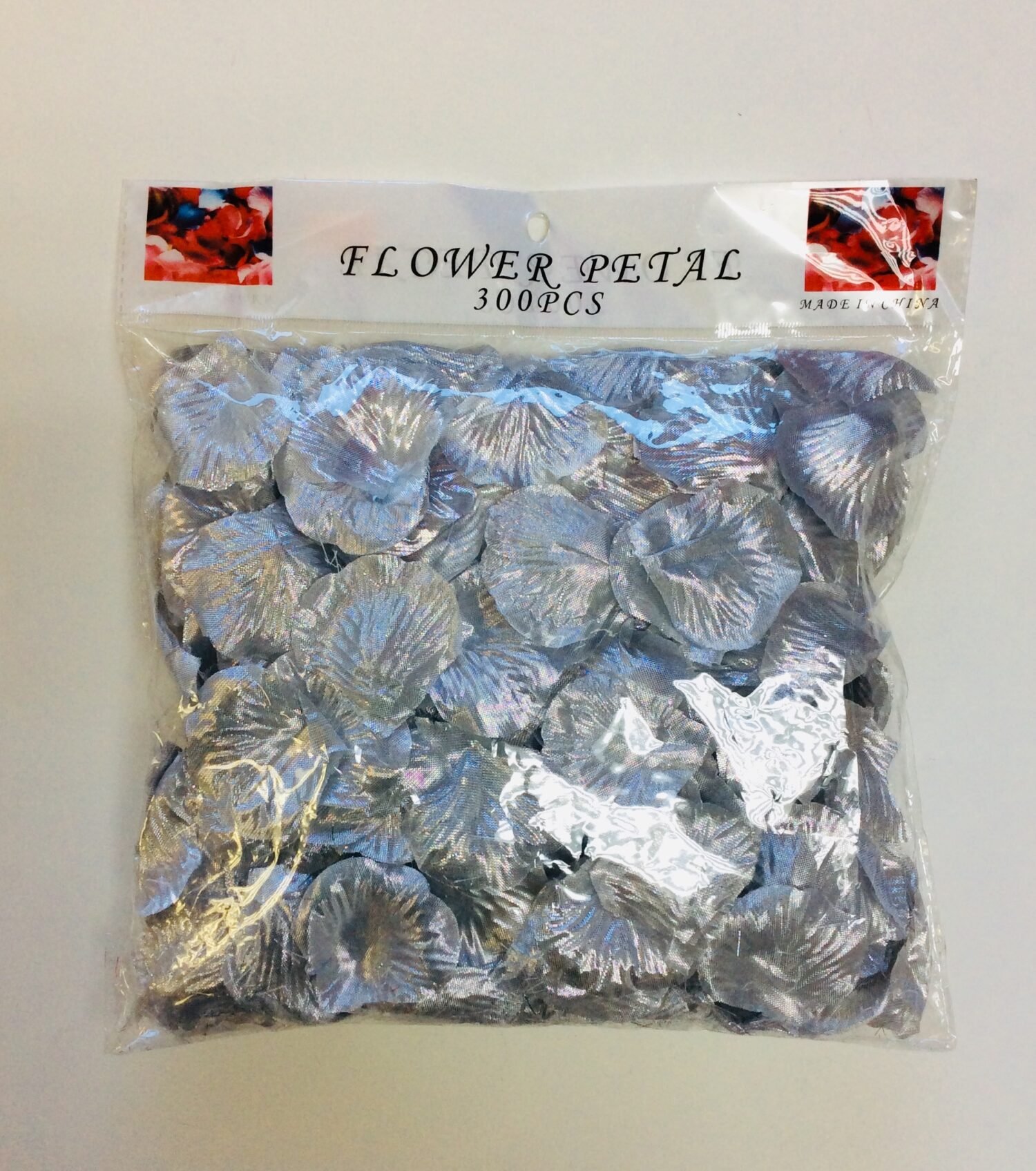 Decorative Silver Flower Petals