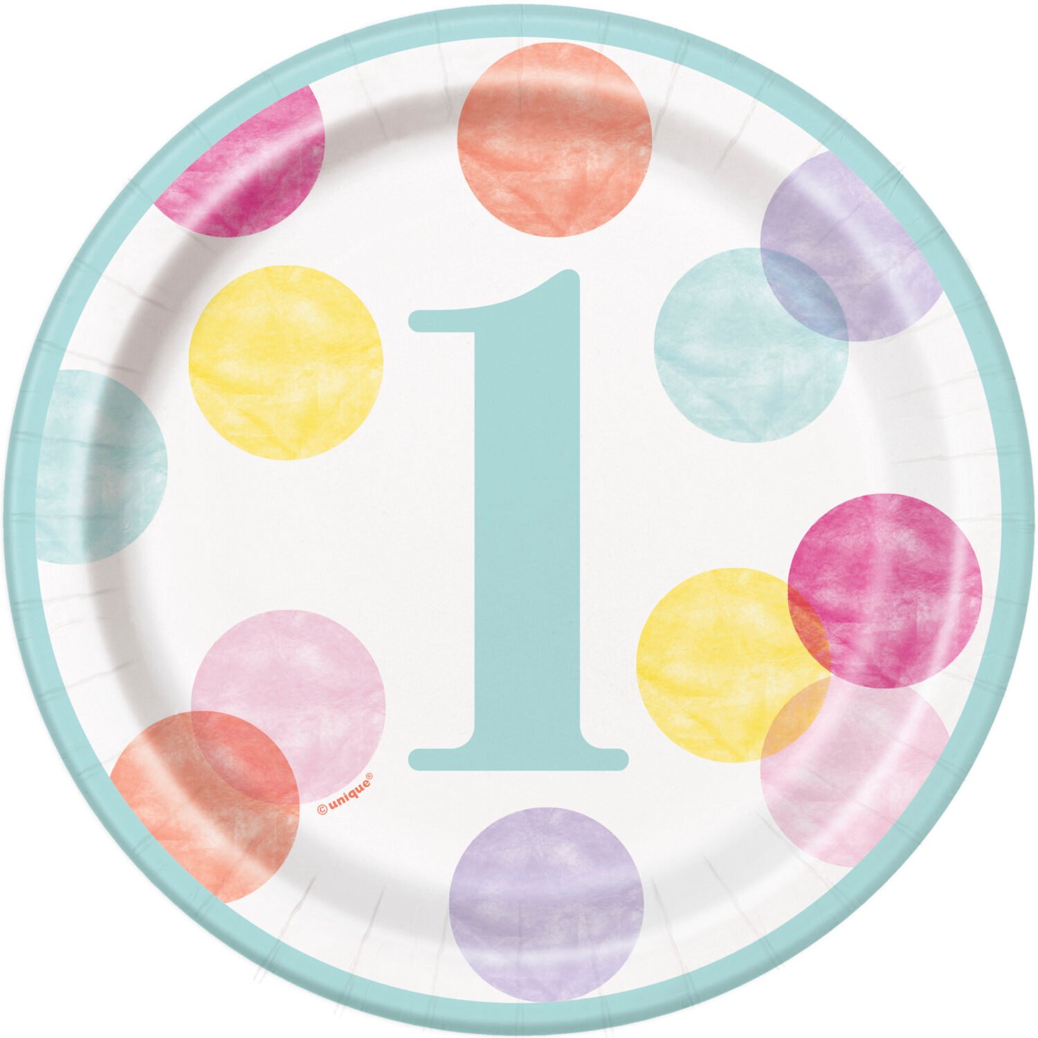 1st birthday plate