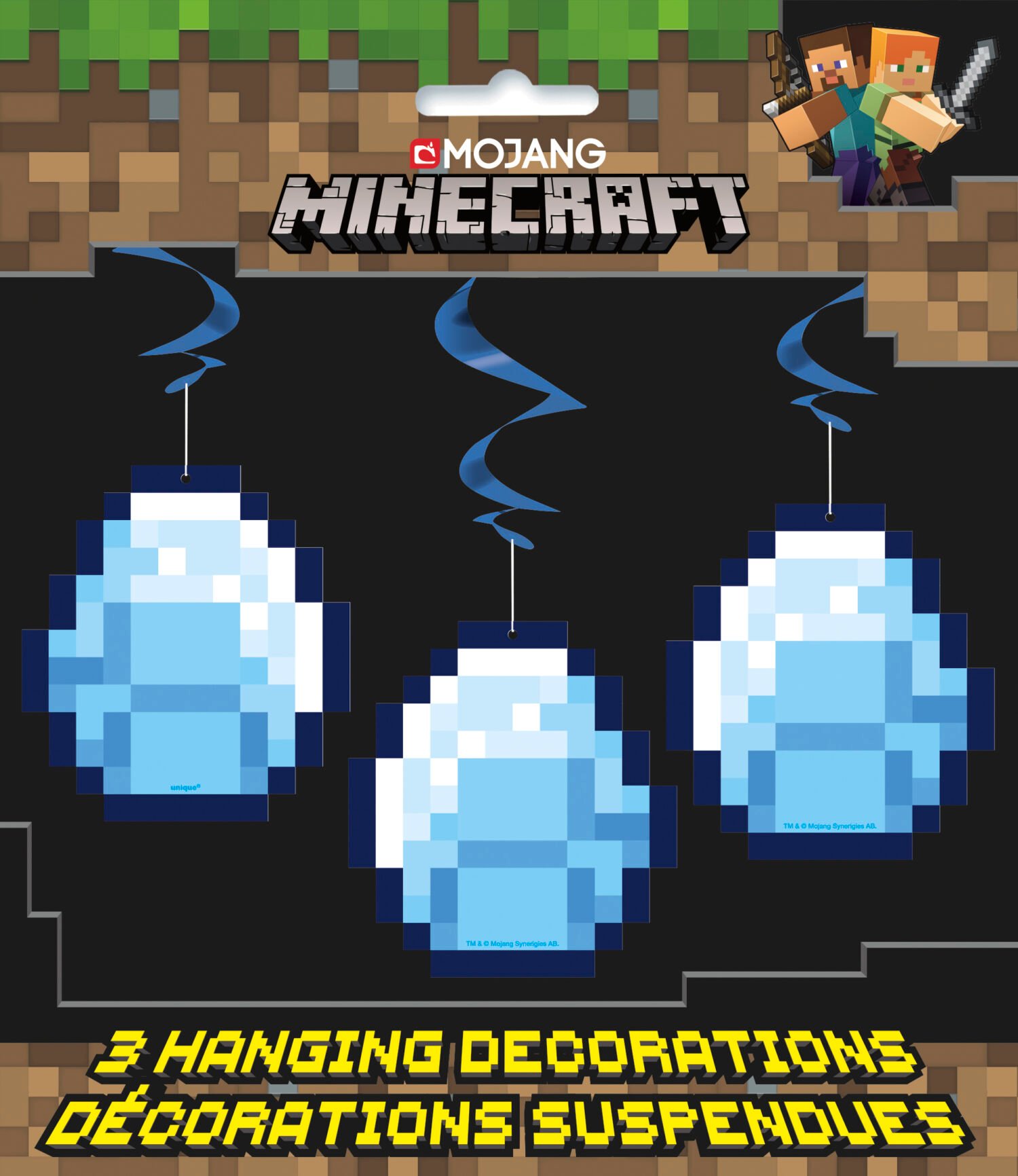 minecraft hanging decoration