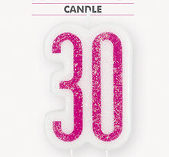 30th birthday candle