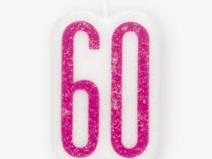 60th birthday candle