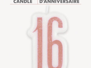 16th birthday candle