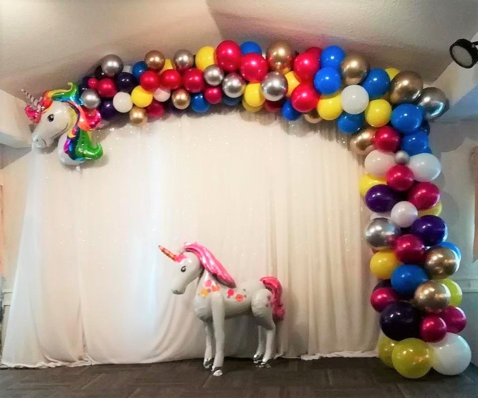 unicorn balloon garland decoration