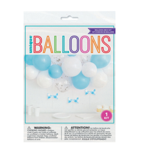 Balloon Arch Kit-Blue & White
