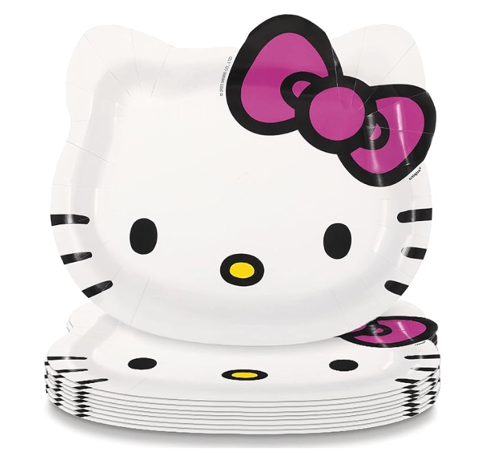 Hello Kitty Lunch Plate, 8ct