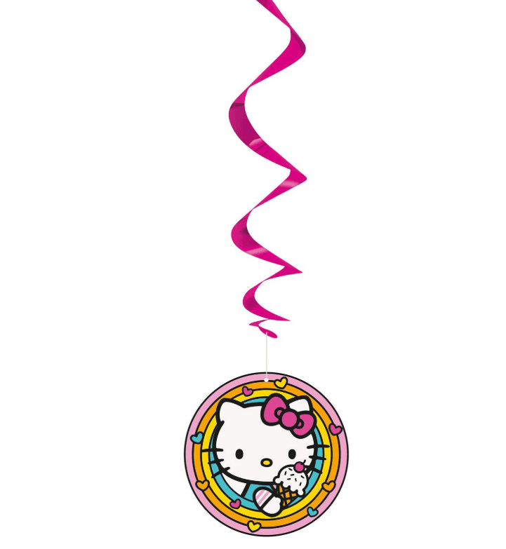 Hello Kitty Hanging Decorations, 3ct
