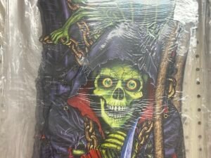Grim Reaper 34", Vintage Halloween Decor